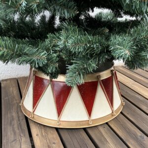 Juletræsfod & Bundskjuler – Julerød